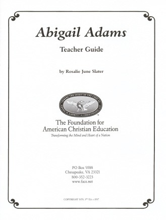 Abigail Adams Teacher Guide
